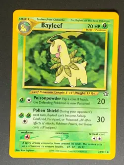 Bayleef 28/111 Neo Genesis - Non Holo Rare - Pokemon TCG 2000 Vintage - Image 1