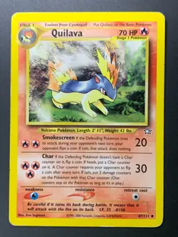 Quilava 47/111 Uncommon Neo Genesis Unlimited Pokemon TCG 2000 Non Holo - Image 1