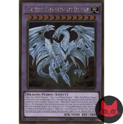 Yugioh Neo Blue-Eyes Ultimate Dragon MVP1-ENG01 Gold Rare 1st Edition NM - Image 1
