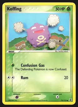 Koffing 72/113 Delta Species NM Pokemon LP-EXC BUY 2 CARDS GET 1 FREE!! - Image 1