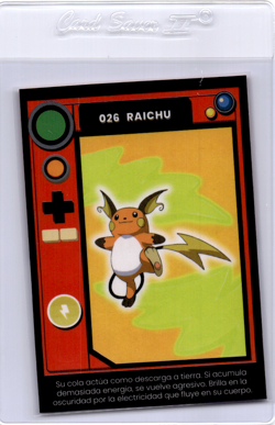 Peruvian Pokemon Card Raichu - Image 1