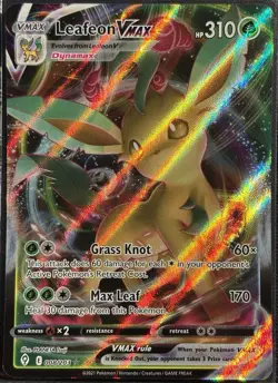 Leafeon VMAX 008/203 - Evolving Skies Pokemon TCG Holo Ultra Rare 2021- NM Card - Image 1