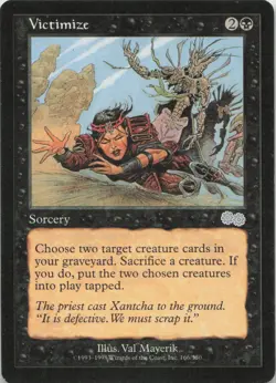 Victimize U Urza's Saga 166 - LP MTG - Image 1
