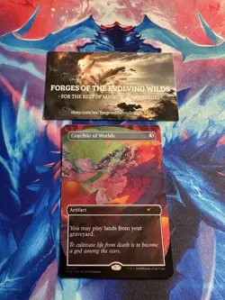 Crucible of Worlds Galaxy Foil Alien Auroras Secret Lair - Image 1