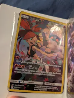 pokemon cards with pocket holder and some rare cards. - Image 4