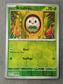 Carte POKEMON FR - EV06.5 Fable Nebuleuse 003/064 Brindibou Reverse Neuf - Image 1