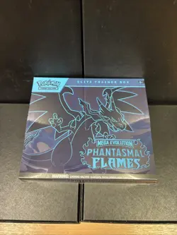 Pokemon Mega Evolution Phantasmal Flames Etb Factory Sealed Box IN HAND ✅ - Image 1