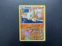 Pokemon - Cubone 60/124 Common Reverse Holo Black & White Dragons Exalted - Image 1