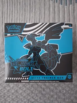Pokemon TCG Black Bolt ETB Scarlet and Violet Brand New English Factory Sealed - Image 1