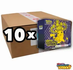 POKEMON SCARLET & VIOLET SURGING SPARKS ETB SEALED CASE 10 CT - Image 1