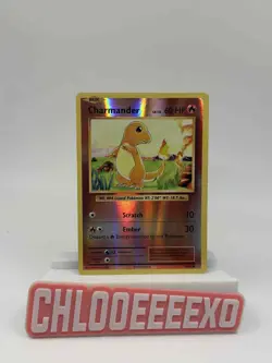 Charmander- Reverse Holo - XY Evolutions Pokemon - 9/108 - NM - Image 1