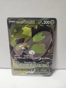 Galarian Stunfisk V (Full Art) - 184/189 - Darkness Ablaze - Pokemon TCG - HOLO - Image 1
