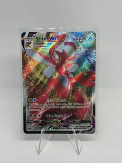 Pokemon TCG Scizor VMAX Darkness Ablaze 119/189 Holo Ultra Rare NM - Image 1