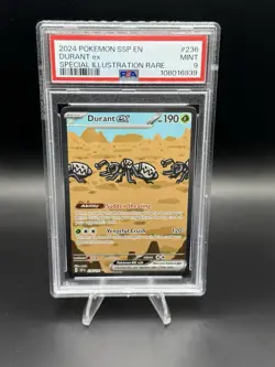 2024 POKEMON SSP EN-SURGING SPARKS SPECIAL ILLUSTRATION RARE DURANT EX PSA 9 - Image 1