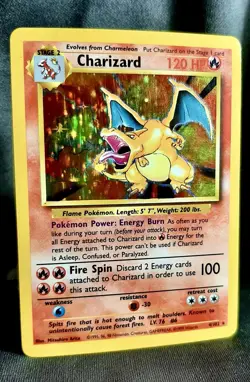 Charizard - Base Set Unlimited Holo Rare 4/102 (1999) Pokemon TCG - Image 1