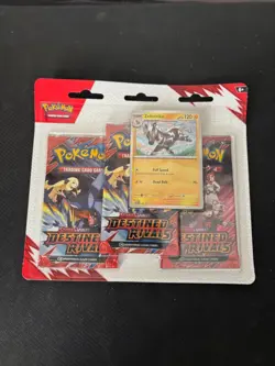 Pokemon TCG: Pokemon Destined Rivals Triple Blister Zebstrika - Image 1