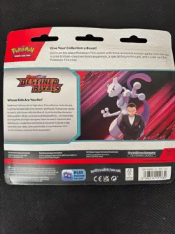 Pokemon TCG: Pokemon Destined Rivals Triple Blister Zebstrika - Image 2