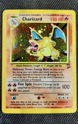 Charizard - Base Set 2 Holo Rare 4/130 (2000) Pokemon TCG - Image 1