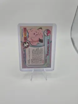 1999 Topps Pokemon #35 Clefairy TV Animation Edition Rainbow HOLO FOIL - Image 2