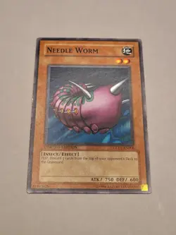 Yugioh Gold Series 2008 #GLD1-EN006 Needle Worm LP - Image 2