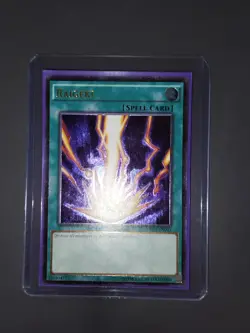 Yugioh! Raigeki OP02-EN003 Ultimate Rare *Near Mint* - Image 1