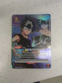 Hiei YuYu Hakusho UA21BT/YYH-1-083 SR ☆ Parallel UNION ARENA Card - Image 1