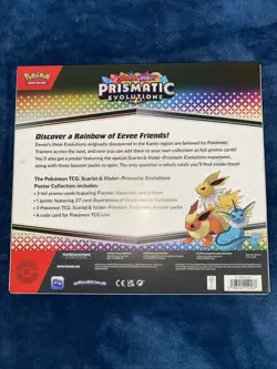 Pokemon TCG S&V 8.5 Prismatic Evolutions Poster Collection Box Factory Sealed 3x - Image 2