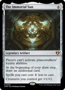 The Immortal Sun - Light Play MTG Commander Masters - Image 1