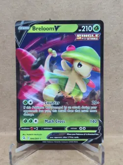 2021 Pokemon Sword and Shield Fusion Strike #6 Breloom V UR - Image 1