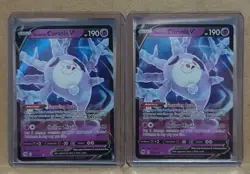 (2) 2020 Pokemon Sword and Shield Champion's Path #21 Galarian Cursola V URR - Image 1