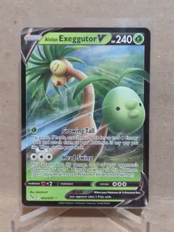 2022 Pokemon GO #5 Alolan Exeggutor V URR - Image 1