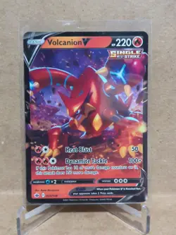 2021 Pokemon Sword and Shield Chilling Reign #25 Volcanion V URR - Image 1