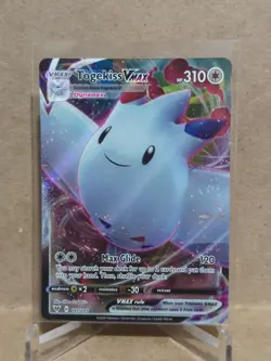 2020 Pokemon Sword and Shield Vivid Voltage #141 Togekiss VMAX URR - Image 1