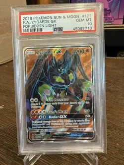 Pokemon Forbidden Light Zygarde Gx 123/131 Gem Mint PSA 10 POP 89 - Image 1