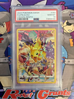 Pokemon (2023) SWSH Crown Zenith FA/Pikachu #160 PSA 10 - Image 2