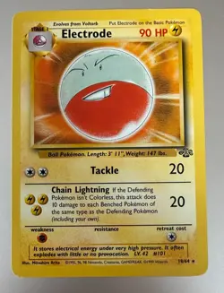 POKEMON TCG ELECTRODE JUNGLE 18/64 VERY GOOD CONDITION BARGAIN - Image 1