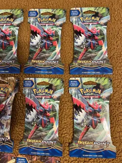 Lot Of 10 Pokemon XY Breakpoint Sleeved Booster Packs Factory Sealed - Image 3