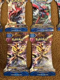 Lot Of 10 Pokemon XY Breakpoint Sleeved Booster Packs Factory Sealed - Image 4