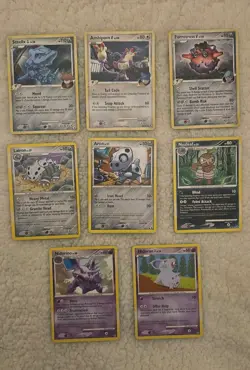 Rising Rivals 2009 8 Card Lot Non-Holo Pokemon Cards No Dups - Image 1