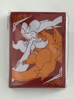 Pokemon Unbroken Bonds Card Sleeves from ETB Charizard & Reshiram 65ct New - Image 1