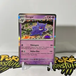 Gengar 094/165 - Holo Rare Scarlet & Violet 151 Pokemon TCG Card - NM - Image 1