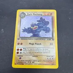 Dark Machamp 2000 Pokemon Team Rocket First Edition #10/82 Holo - Image 1