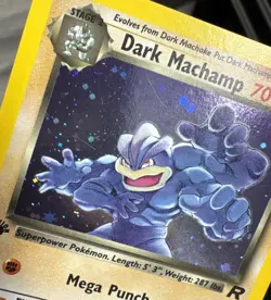 Dark Machamp 2000 Pokemon Team Rocket First Edition #10/82 Holo - Image 4