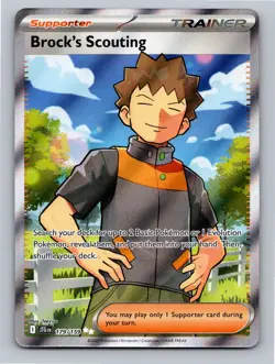 Pokemon TCG Brock's Scouting - 179/159 Ultra Rare - Image 1