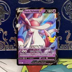 Dark Sylveon V SWSH134 Sword & Shield Promo Cards Holo Black Star Promo NM - Image 1
