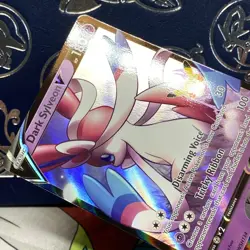 Dark Sylveon V SWSH134 Sword & Shield Promo Cards Holo Black Star Promo NM - Image 3