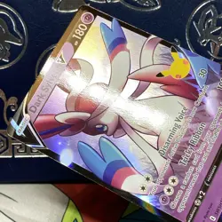 Dark Sylveon V SWSH134 Sword & Shield Promo Cards Holo Black Star Promo NM - Image 4