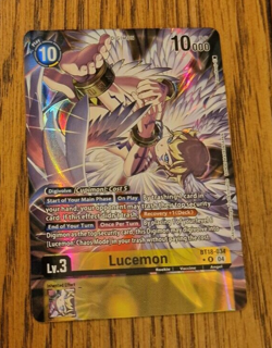 Digimon Card Game Lucemon BT18-034 - Alt Art - NM - Image 1