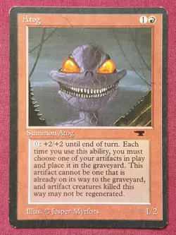 Magic The Gathering ANTIQUITIES ATOG red card MTG - Image 1