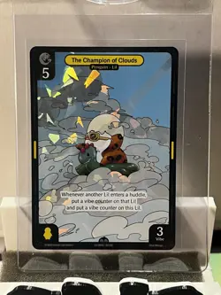 Vibes TCG Arctic FOIL The Champion of Clouds - Legend of the Lils Card # 038 - Image 1
